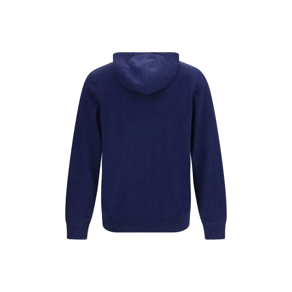 Brunello Cucinelli Blue Cashmere Sweatshirt | Regal Royce