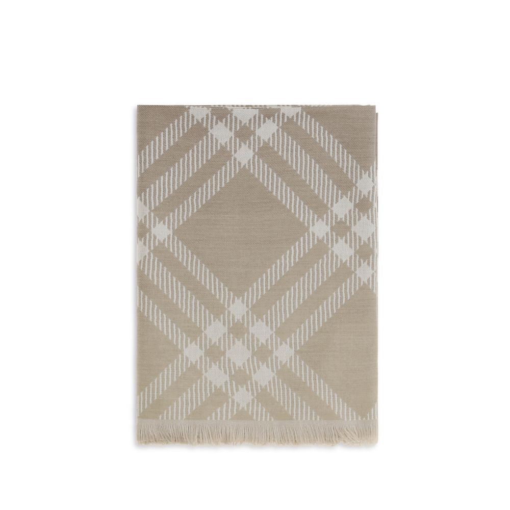 Burberry Beige Wool Oves Aries Scarf | Regal Royce