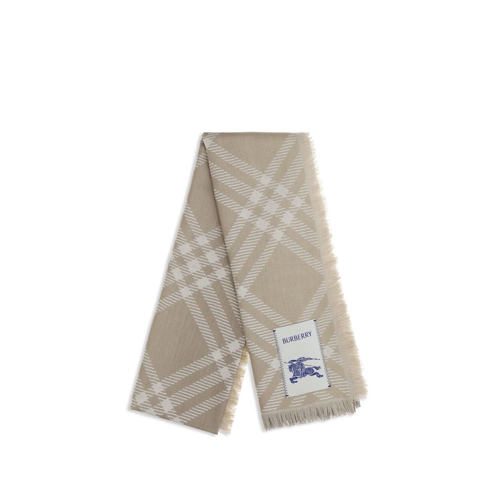 Burberry Beige Wool Oves Aries Scarf | Regal Royce