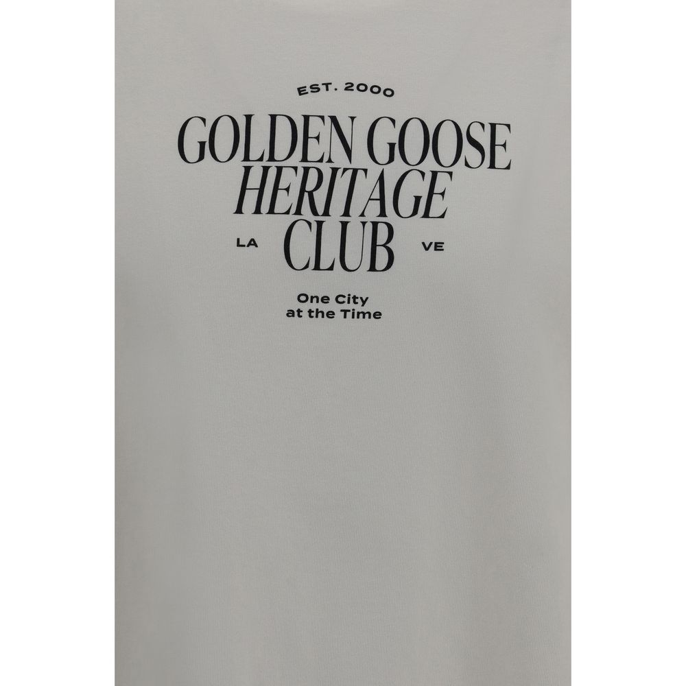 Golden Goose White Cotton T-Shirt | Regal Royce