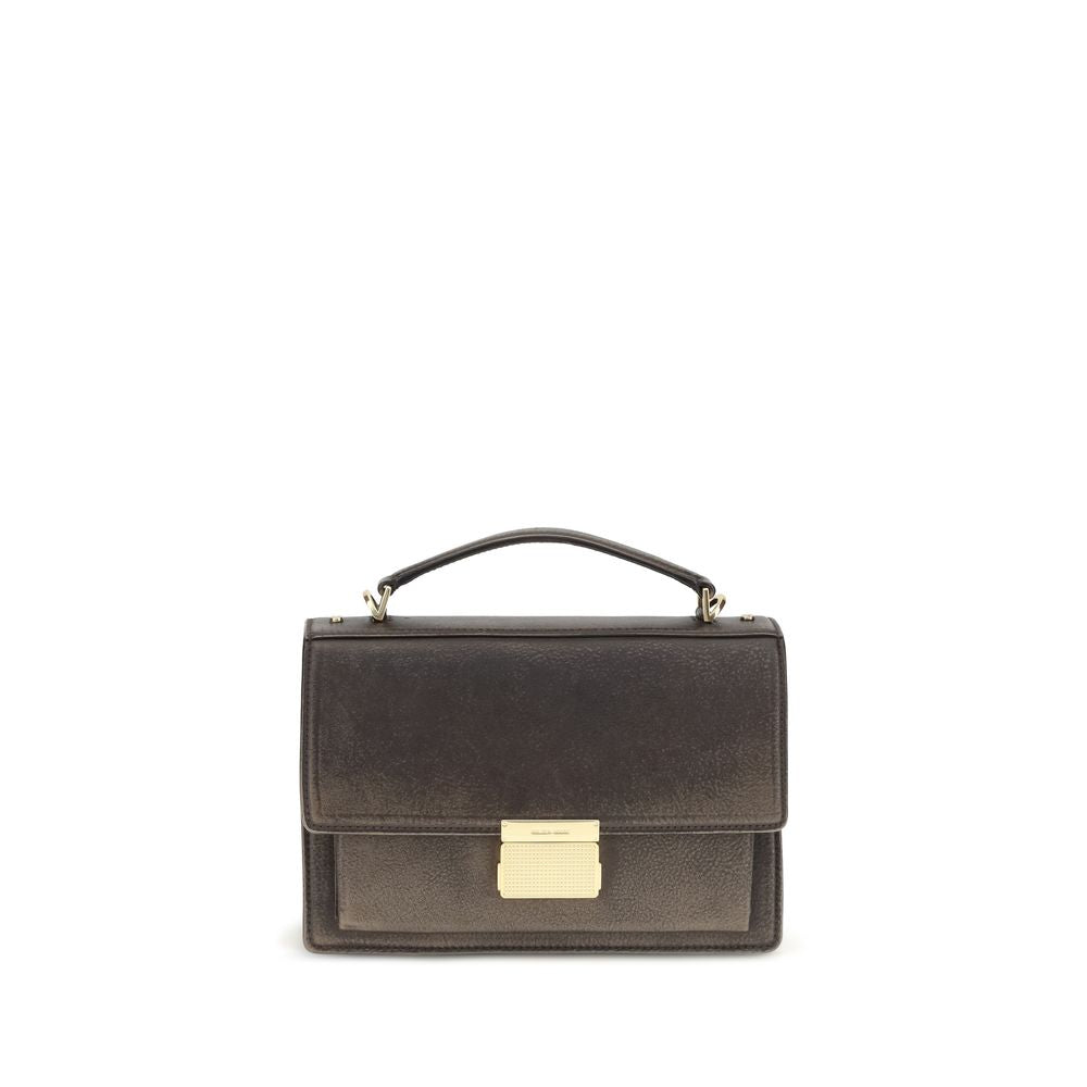 Golden Goose Brown Calf Leather Bos Taurus Handbag | Regal Royce