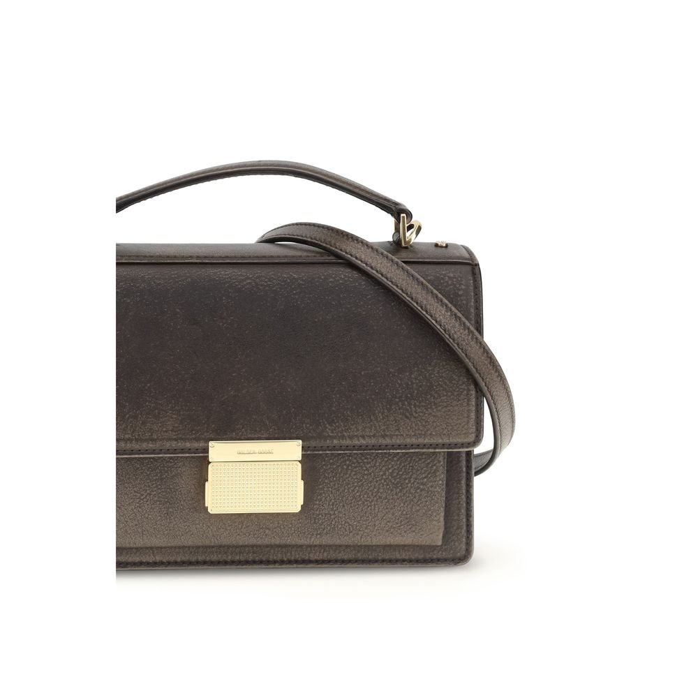 Golden Goose Brown Calf Leather Bos Taurus Handbag | Regal Royce