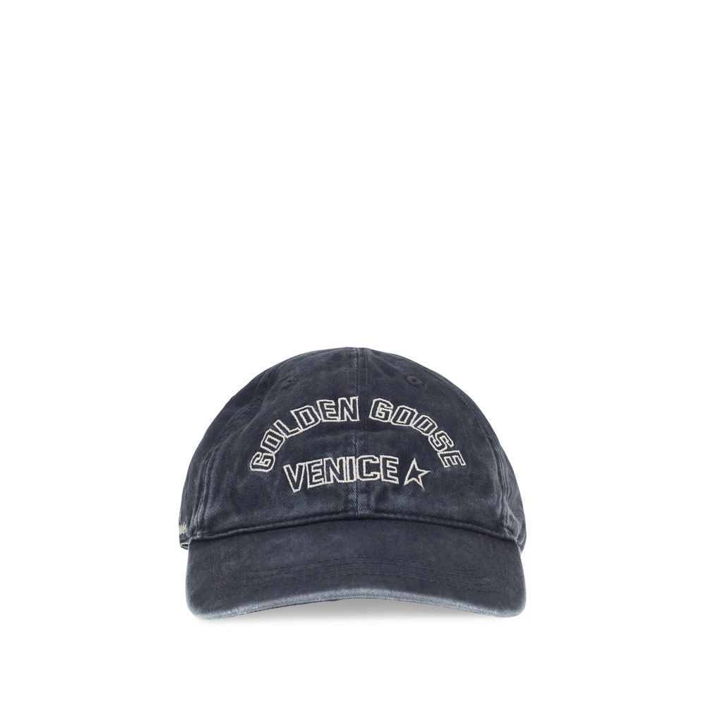 Golden Goose Blue Cotton Cap (Baseball Hat) | Regal Royce