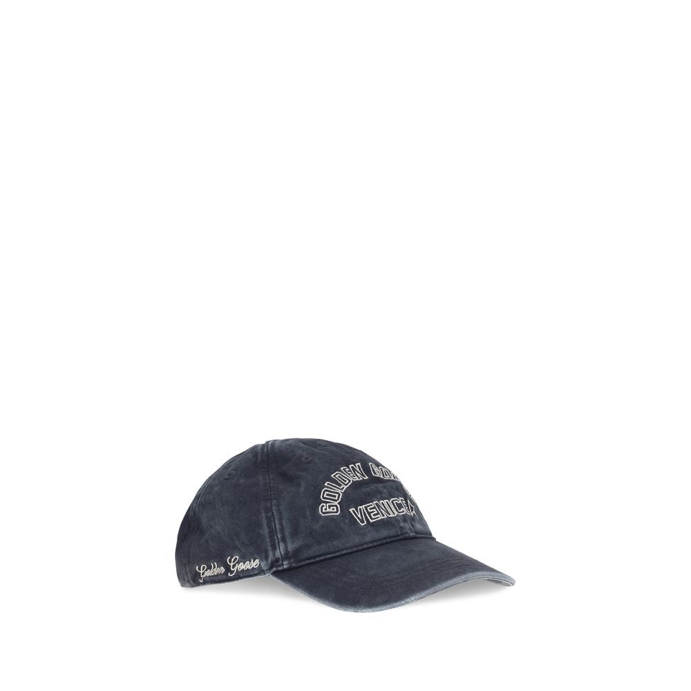 Golden Goose Blue Cotton Cap (Baseball Hat) | Regal Royce