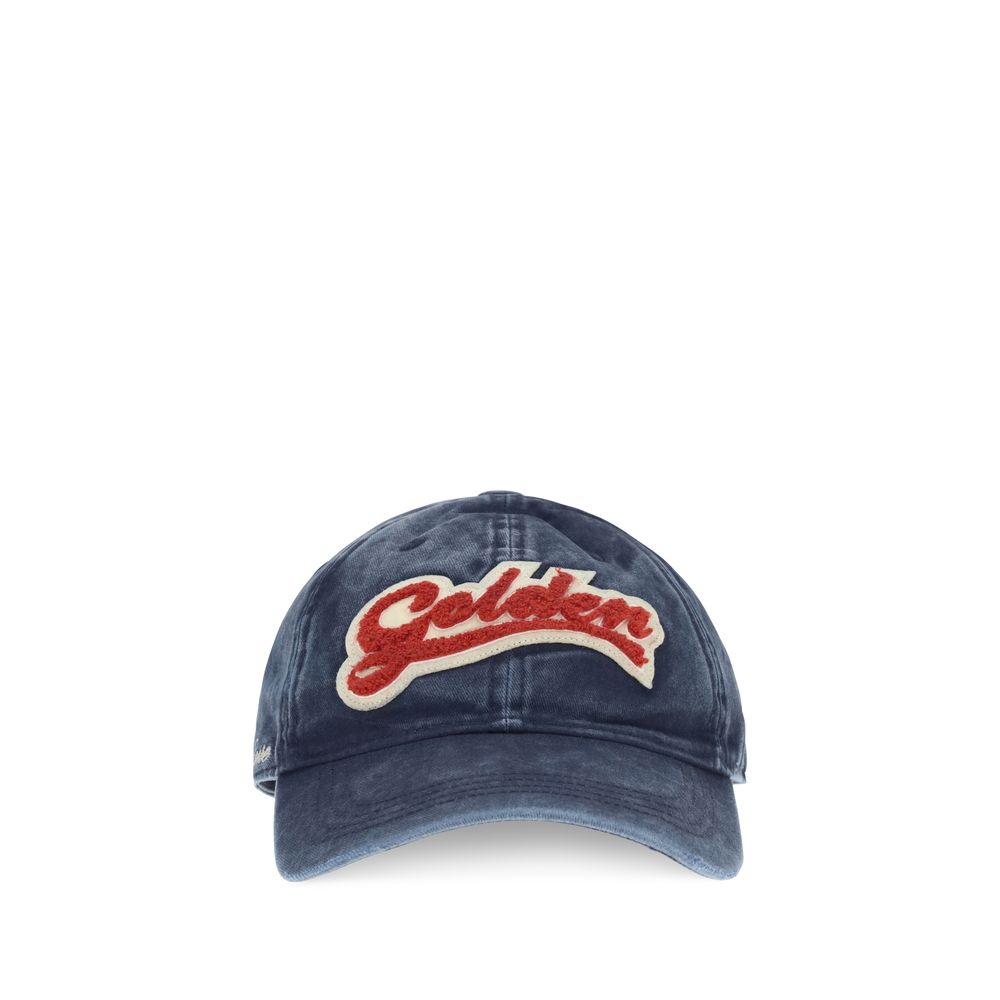 Golden Goose Blue Cotton Cap (Baseball Hat) | Regal Royce