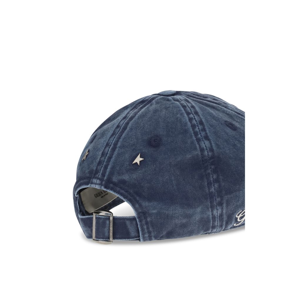 Golden Goose Blue Cotton Cap (Baseball Hat) | Regal Royce