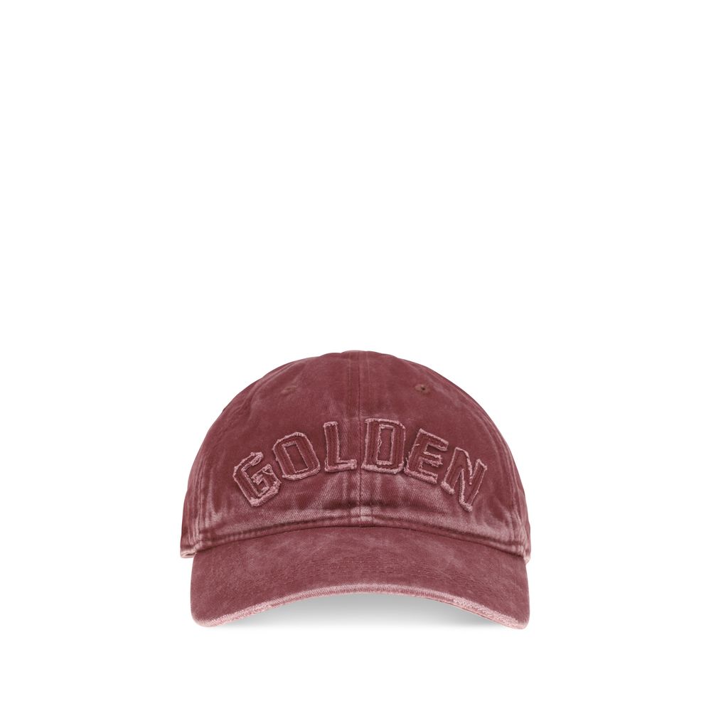 Golden Goose Bordeaux Cotton Cap (Baseball Hat) | Regal Royce