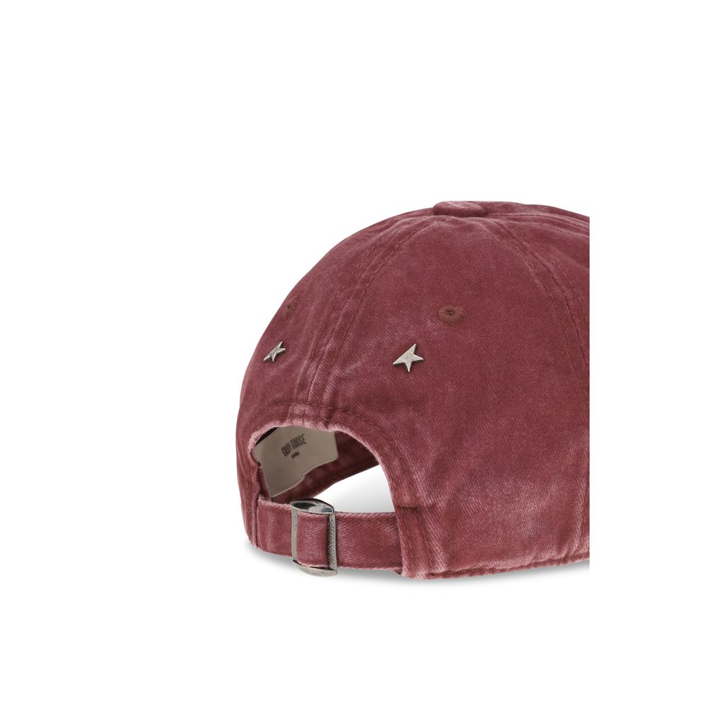 Golden Goose Bordeaux Cotton Cap (Baseball Hat) | Regal Royce