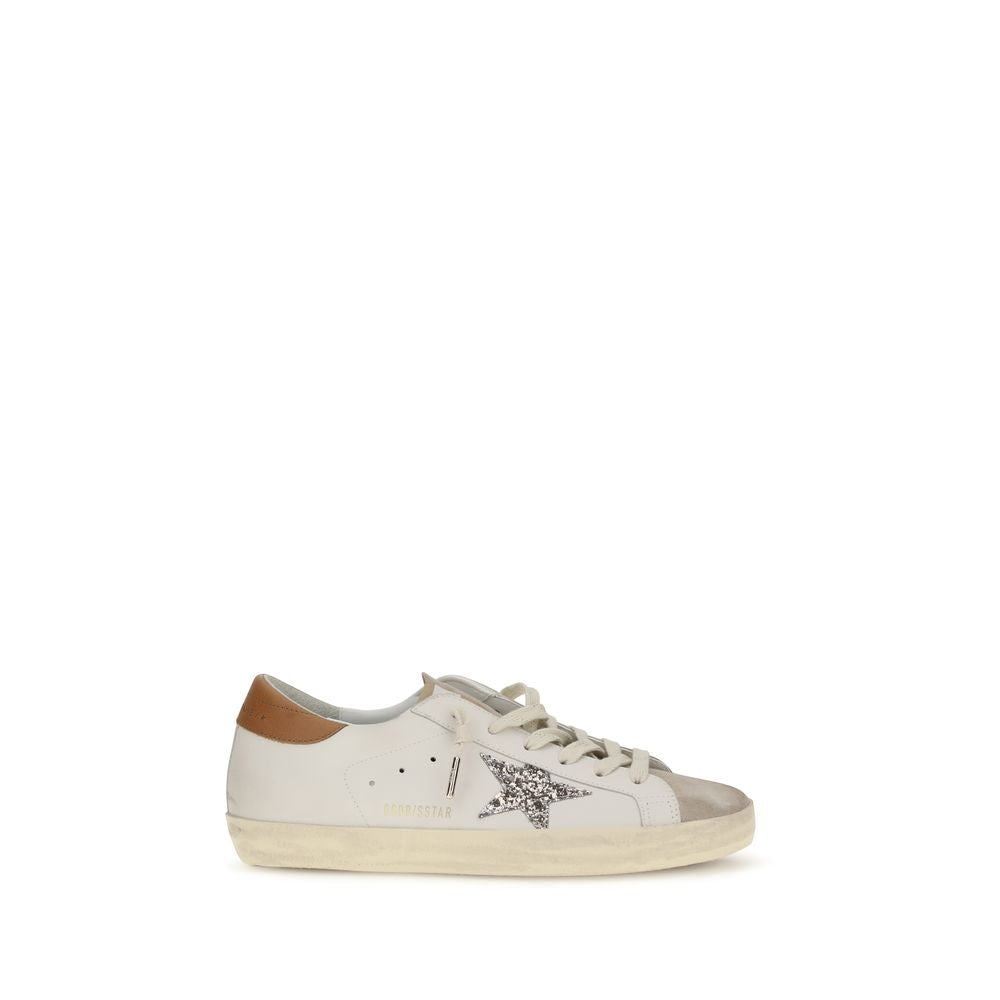 Golden Goose White Calf Leather Bos Taurus Low Top Sneakers | Regal Royce