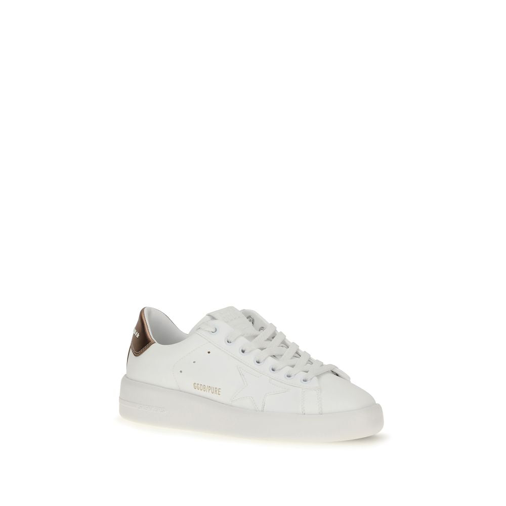 Golden Goose White Calf Leather Bos Taurus Low Top Sneakers | Regal Royce