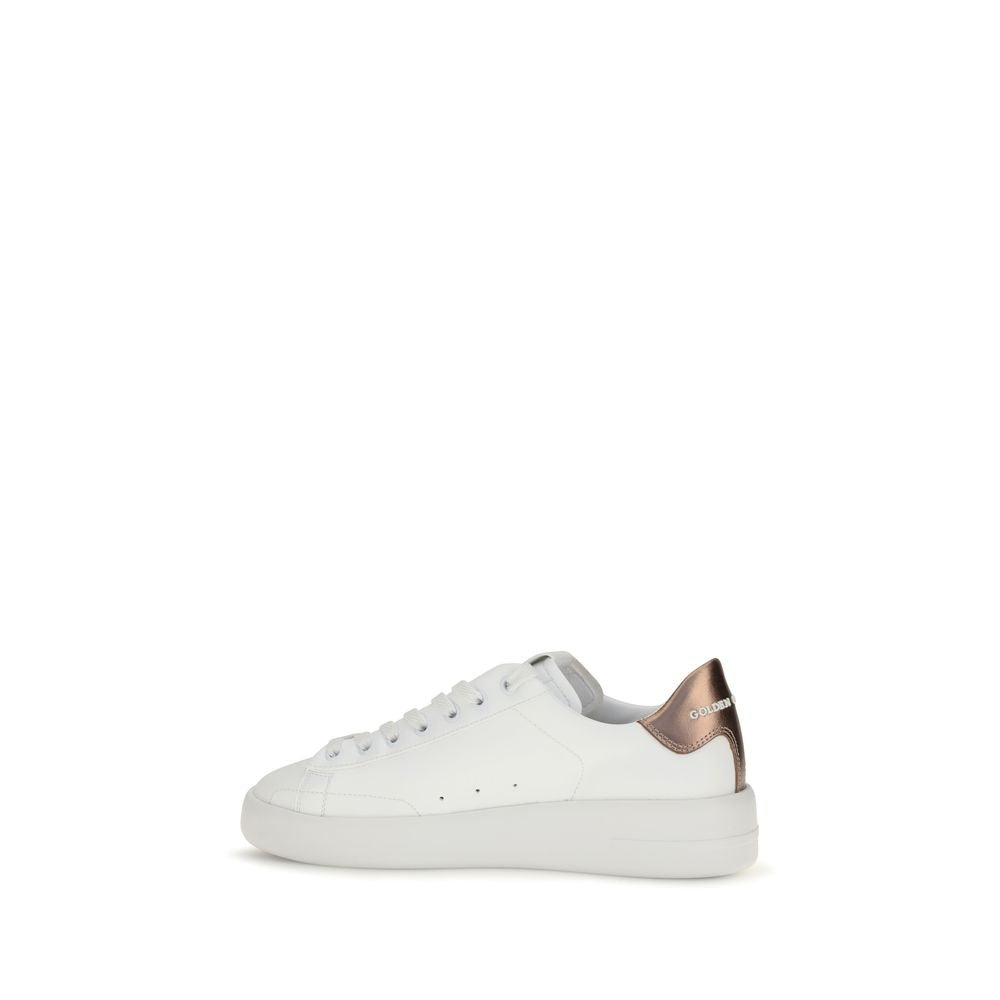 Golden Goose White Calf Leather Bos Taurus Low Top Sneakers | Regal Royce
