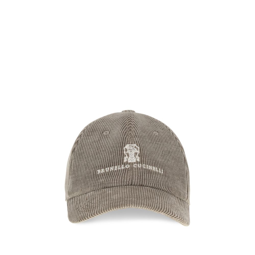 Brunello Cucinelli Beige Cotton Cap (Baseball Hat) | Regal Royce