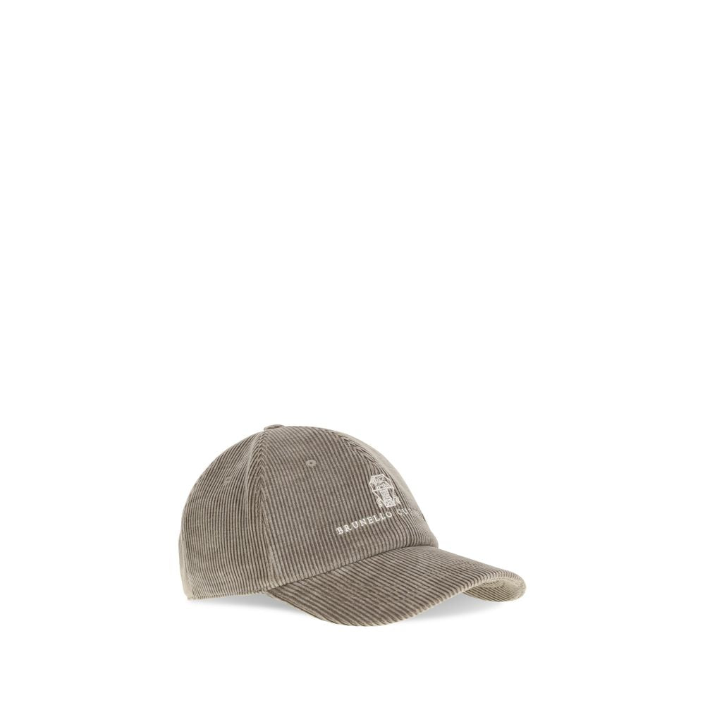 Brunello Cucinelli Beige Cotton Cap (Baseball Hat) | Regal Royce