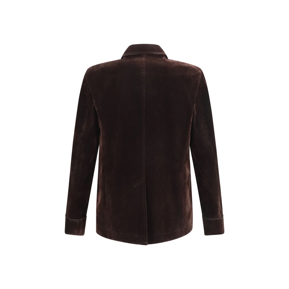 Tom Ford Brown Cotton Blazer | Regal Royce