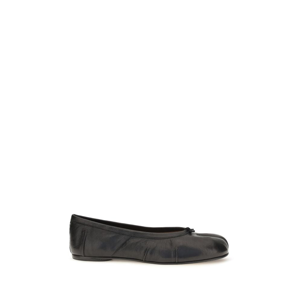 Maison Margiela Black Lamb Ovis Aries Aries Ballet Flats | Regal Royce