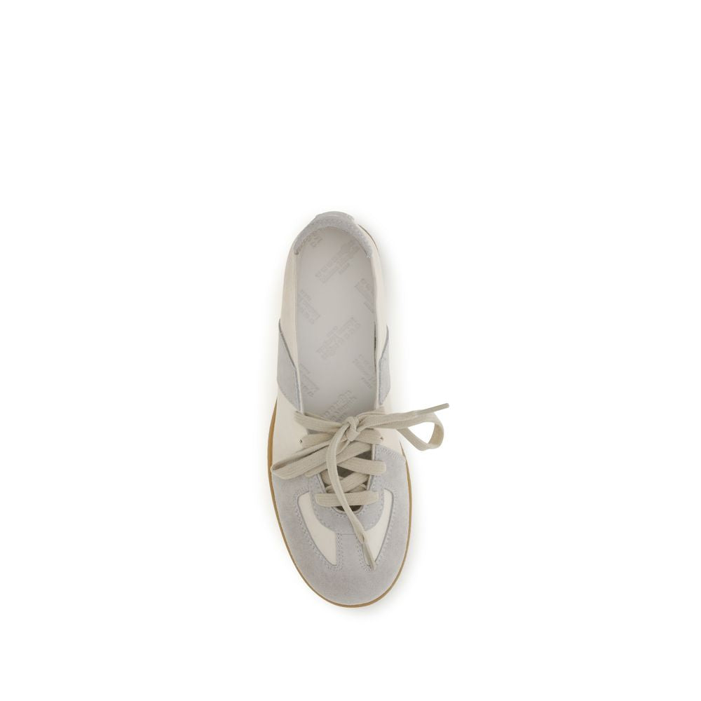 Maison Margiela Beige Calf Leather Bos Taurus Ballet Flats | Regal Royce