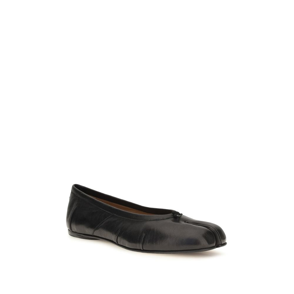 Maison Margiela Black Lamb Ovis Aries Aries Ballet Flats | Regal Royce
