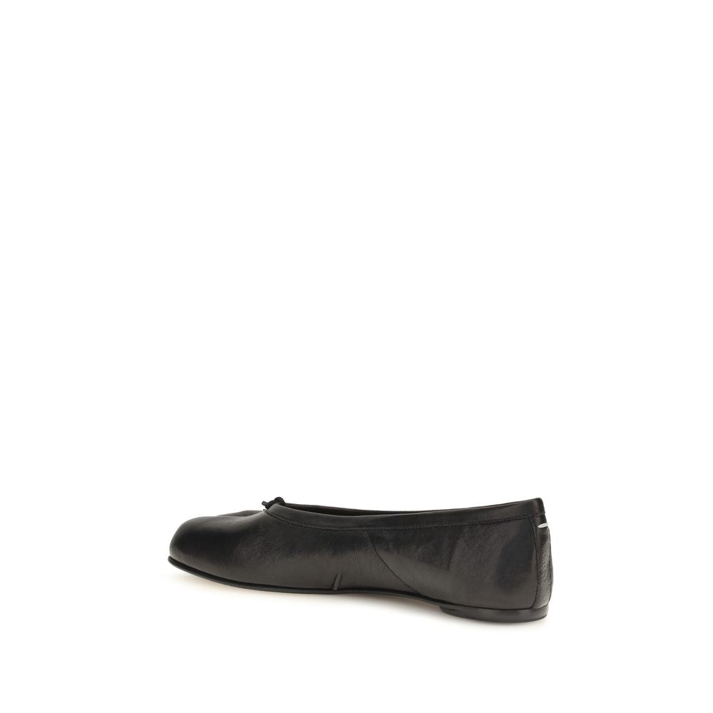 Maison Margiela Black Lamb Ovis Aries Aries Ballet Flats | Regal Royce