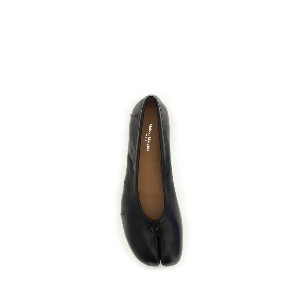 Maison Margiela Black Lamb Ovis Aries Aries Ballet Flats | Regal Royce