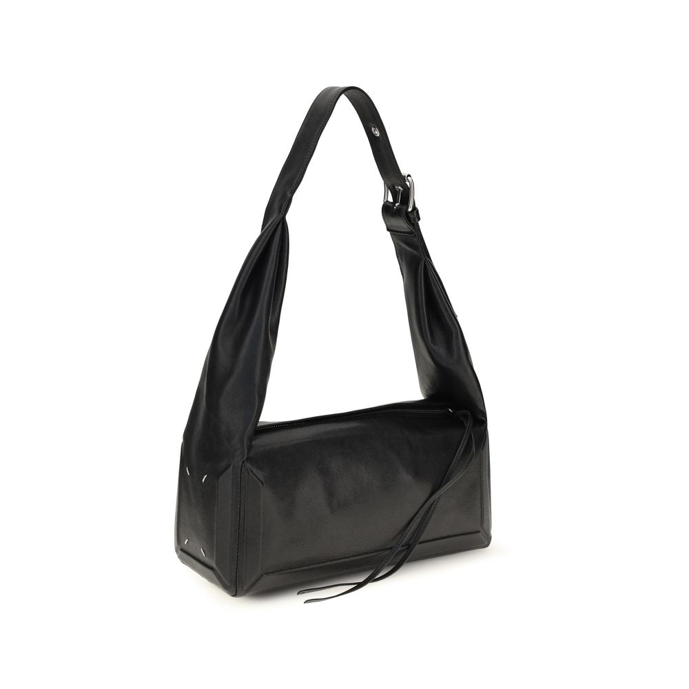 Maison Margiela Black Leather Shoulder Bag | Regal Royce