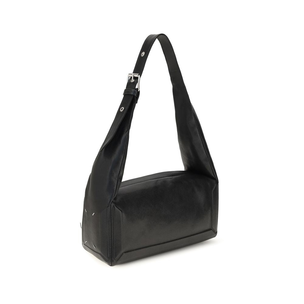 Maison Margiela Black Leather Shoulder Bag | Regal Royce