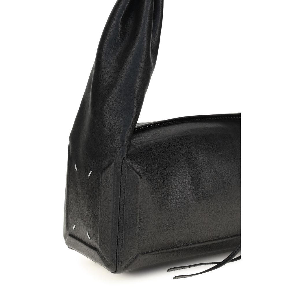 Maison Margiela Black Leather Shoulder Bag | Regal Royce