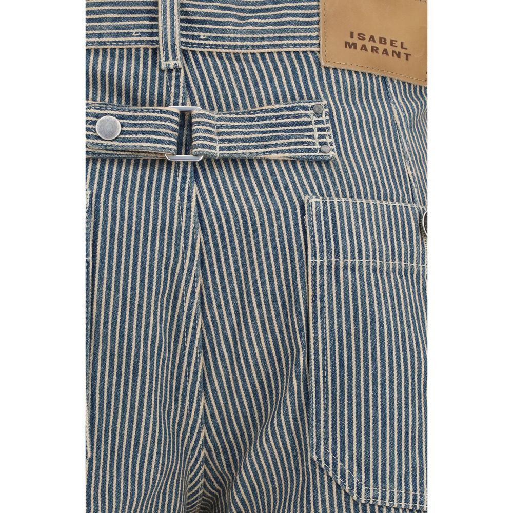 Isabel Marant Étoile Blue Polyester Casual Pants | Regal Royce