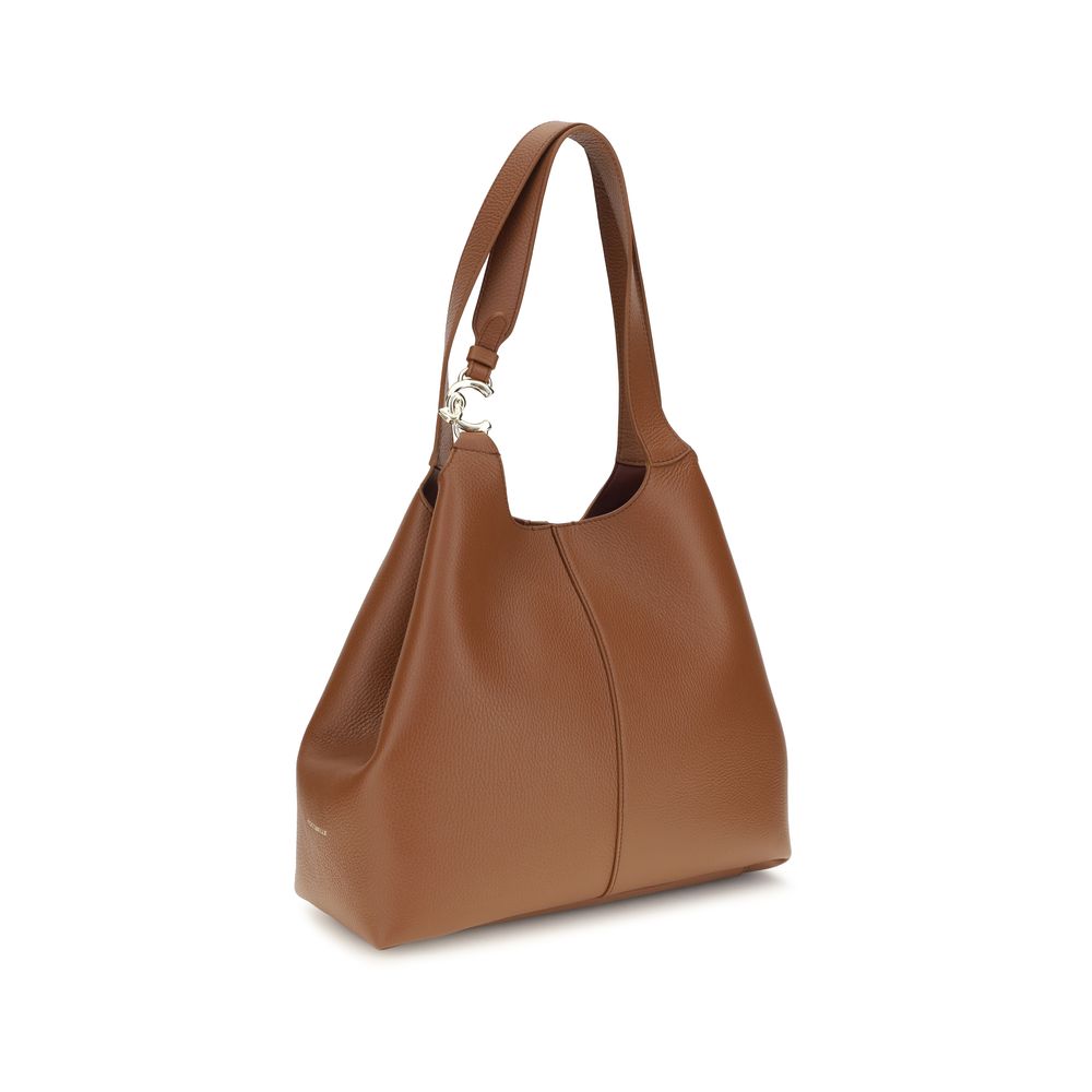 Coccinelle Brown Calf Leather Bos Taurus Shoulder Bag | Regal Royce