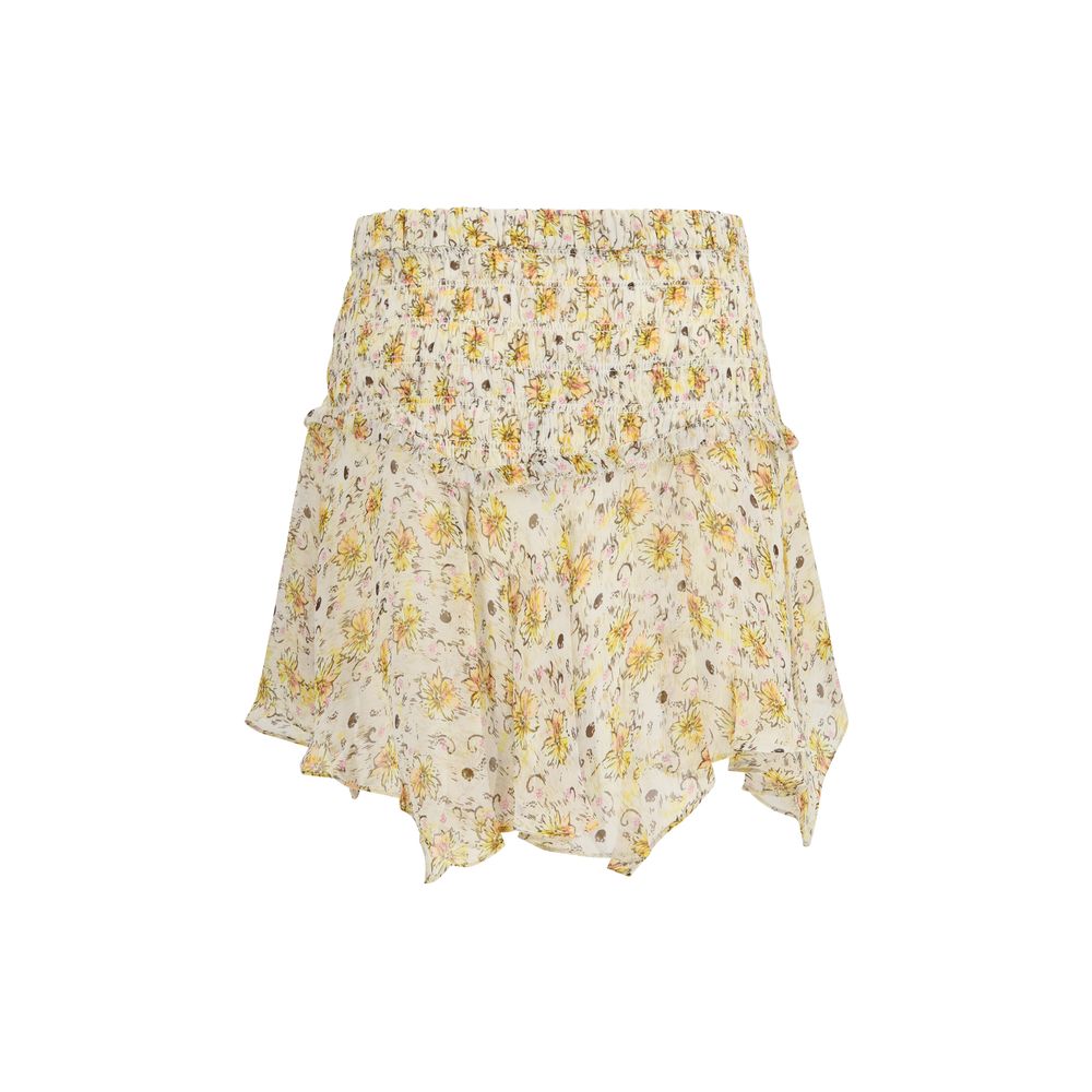 Isabel Marant Étoile Beige Viscose Mini Skirt | Regal Royce