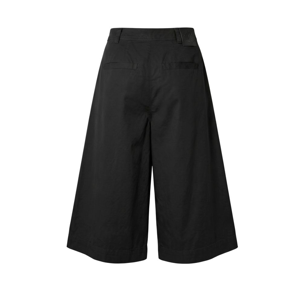Mr&Mrs Italy Black Cotton Women Shorts | Regal Royce