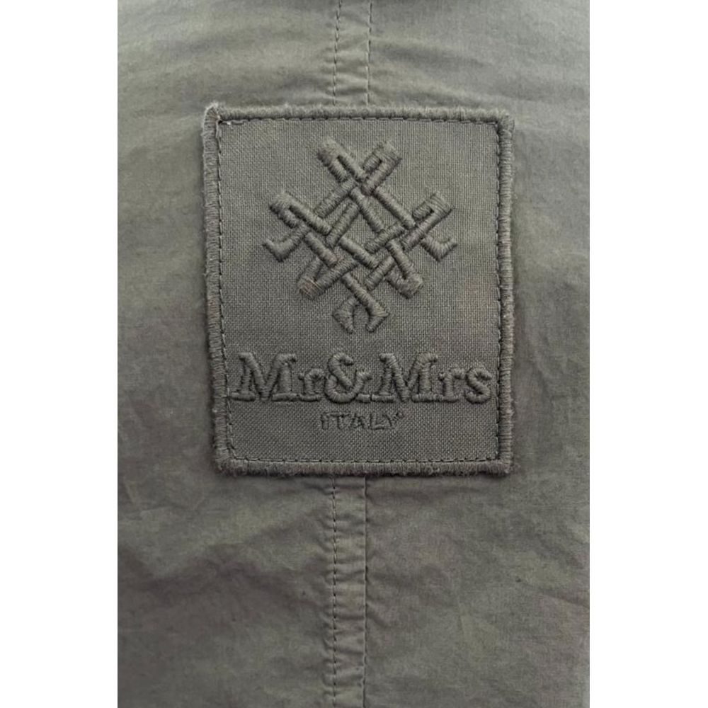 Mr&Mrs Italy Grey Cotton Women Shirt | Regal Royce
