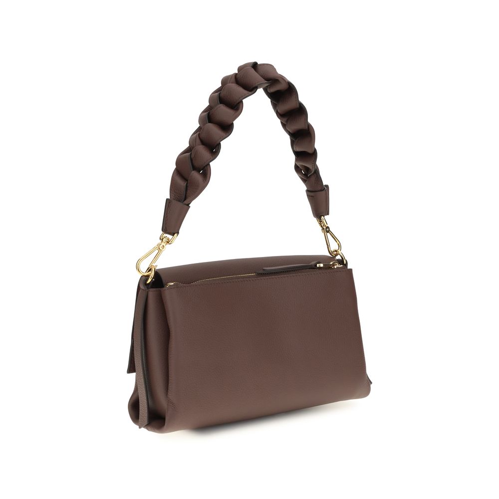 Coccinelle Brown Calf Leather Bos Taurus Shoulder Bag | Regal Royce