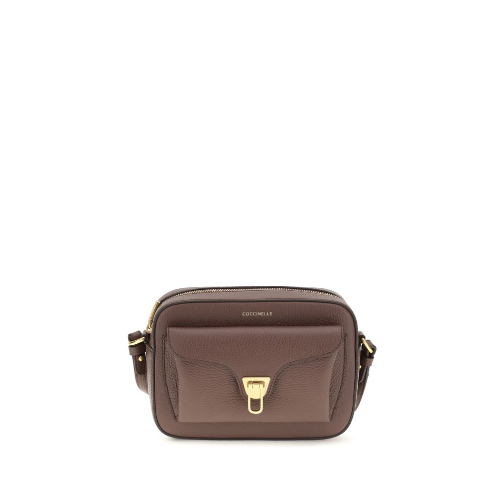 Coccinelle Brown Calf Leather Bos Taurus Shoulder Bag | Regal Royce