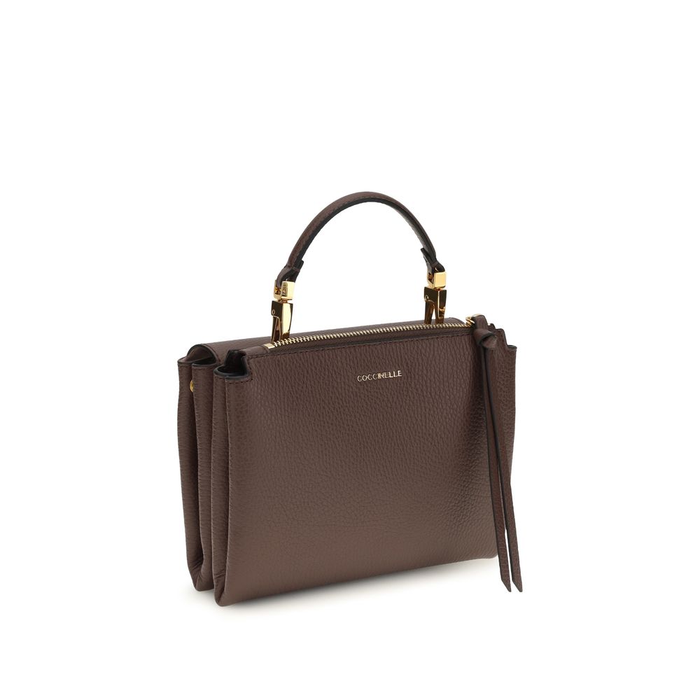 Coccinelle Brown Calf Leather Bos Taurus Handbag | Regal Royce