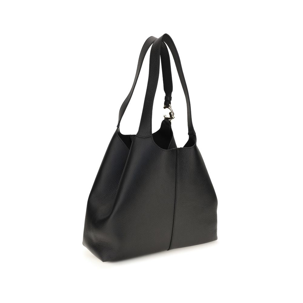 Coccinelle Black Calf Leather Bos Taurus Shoulder Bag | Regal Royce