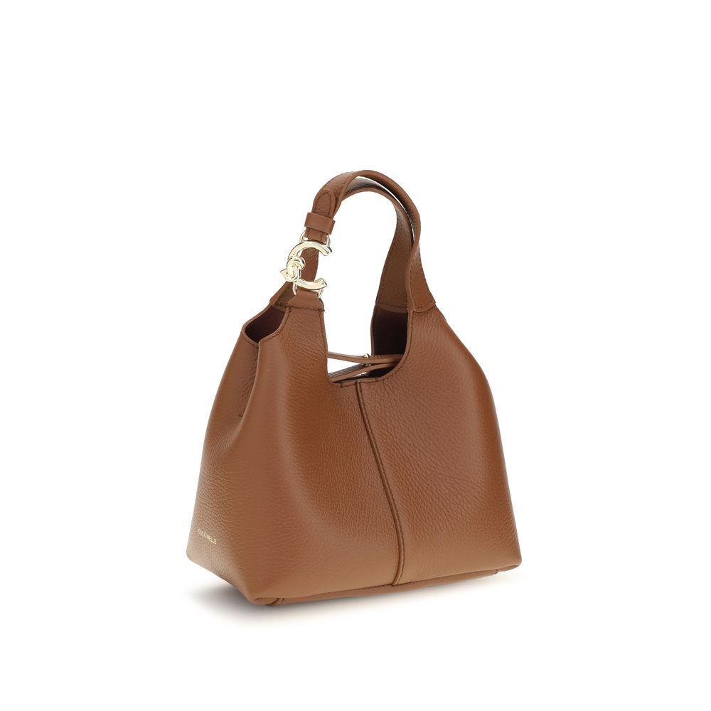 Coccinelle Brown Calf Leather Bos Taurus Shoulder Bag | Regal Royce