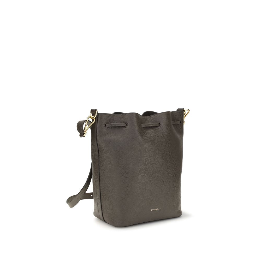 Coccinelle Brown Calf Leather Bos Taurus Shoulder Bag | Regal Royce