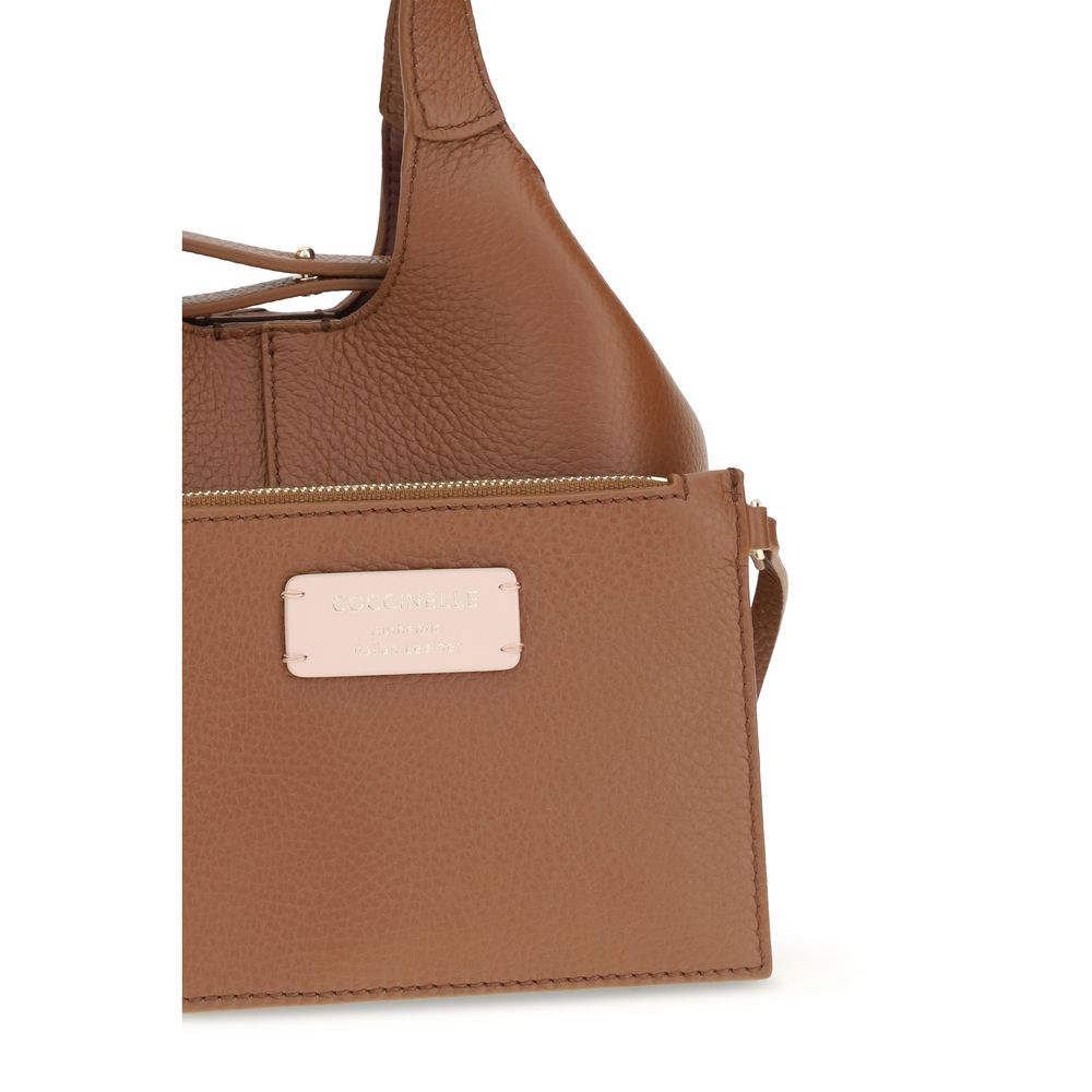 Coccinelle Brown Calf Leather Bos Taurus Shoulder Bag | Regal Royce