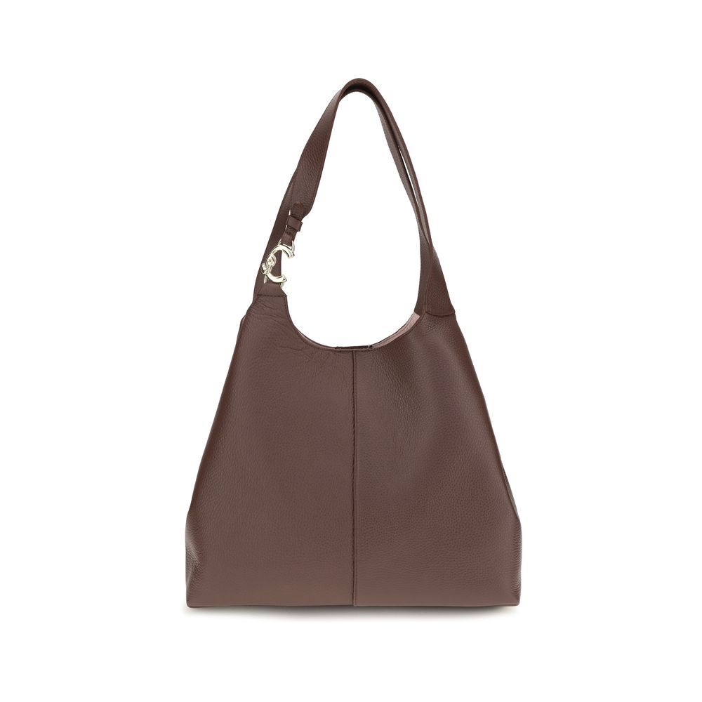 Coccinelle Beige Calf Leather Bos Taurus Shoulder Bag | Regal Royce