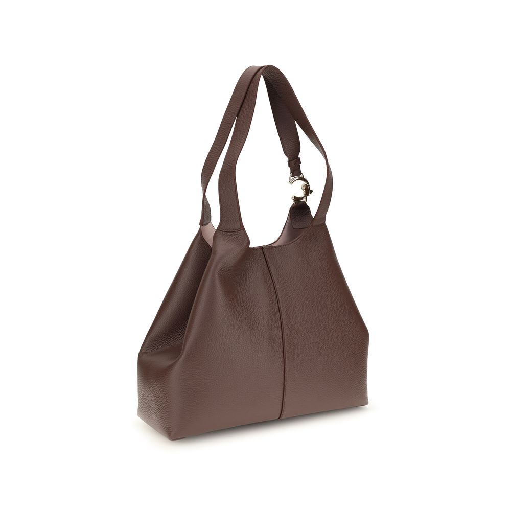 Coccinelle Beige Calf Leather Bos Taurus Shoulder Bag | Regal Royce