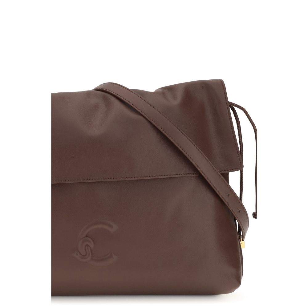 Coccinelle Brown Calf Leather Bos Taurus Shoulder Bag | Regal Royce