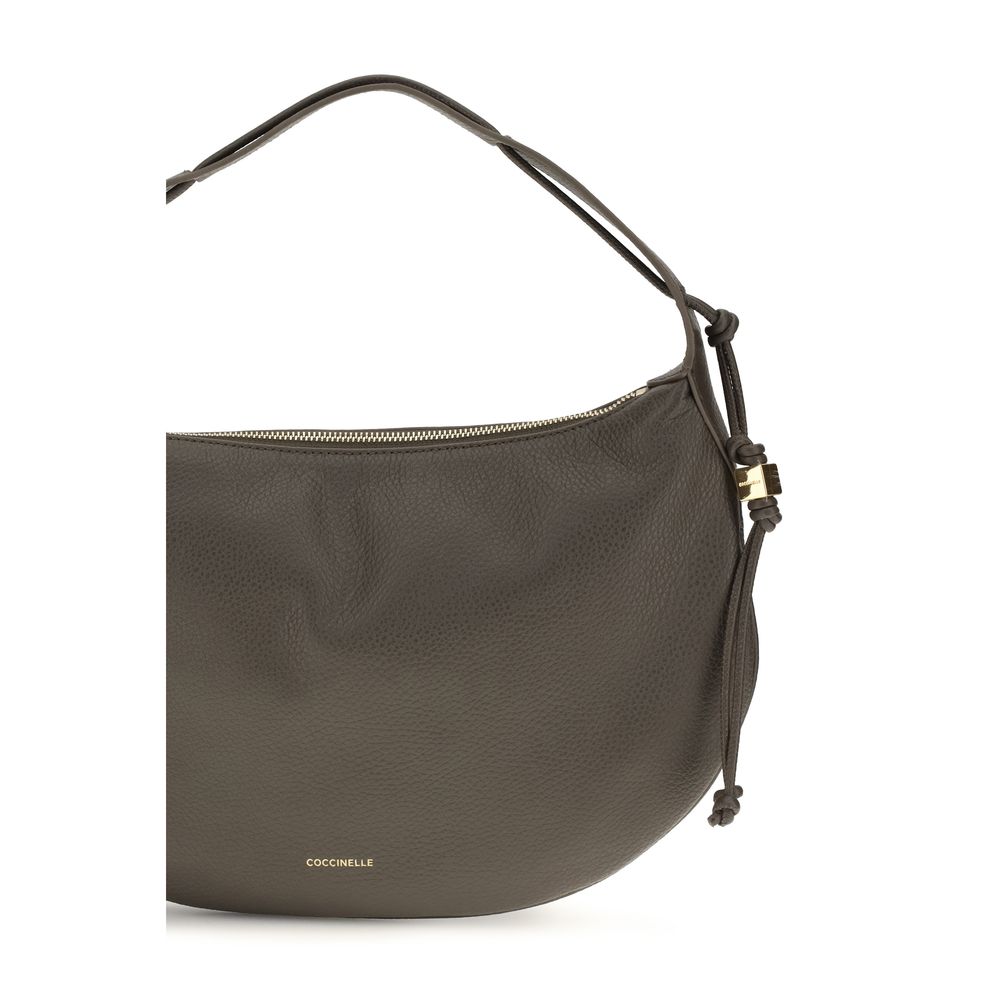 Coccinelle Brown Calf Leather Bos Taurus Shoulder Bag | Regal Royce