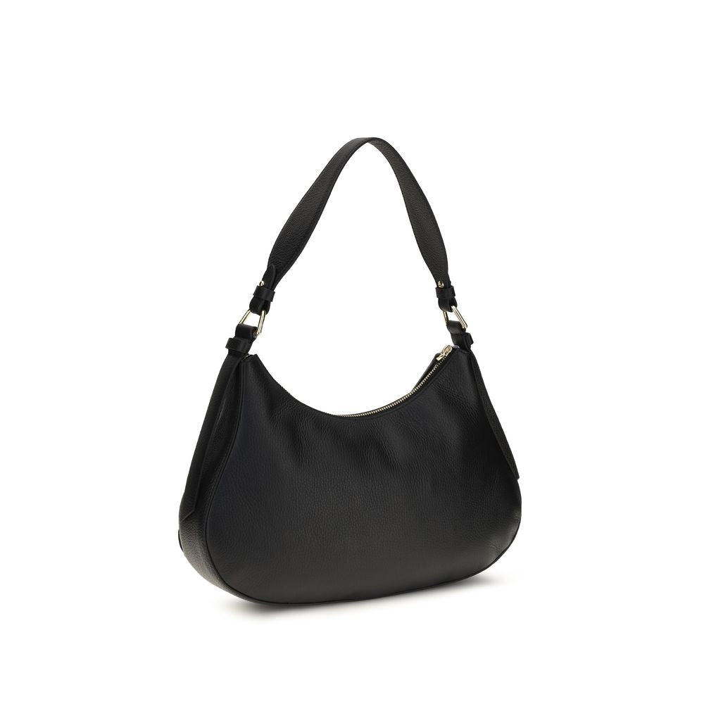 Coccinelle Black Calf Leather Bos Taurus Shoulder Bag | Regal Royce