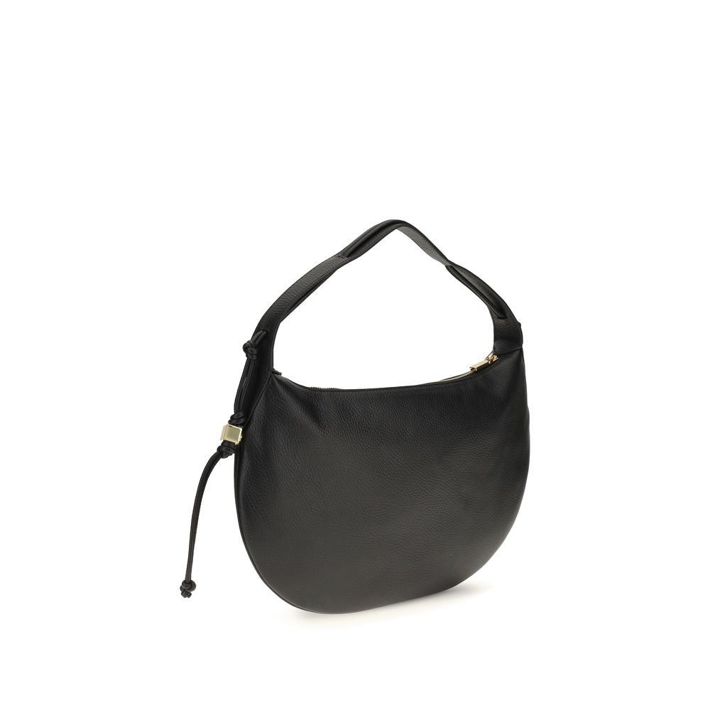 Coccinelle Black Calf Leather Bos Taurus Shoulder Bag | Regal Royce