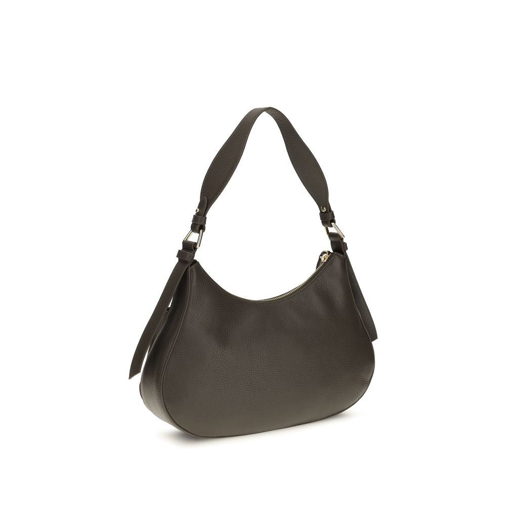 Coccinelle Brown Calf Leather Bos Taurus Shoulder Bag | Regal Royce