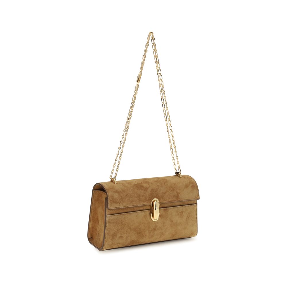 Savette Beige Calf Leather Bos Taurus Shoulder Bag | Regal Royce