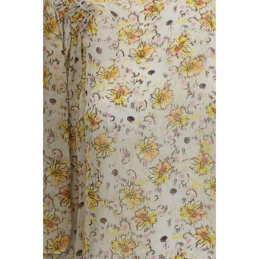 Isabel Marant Étoile Beige Viscose Blouse | Regal Royce