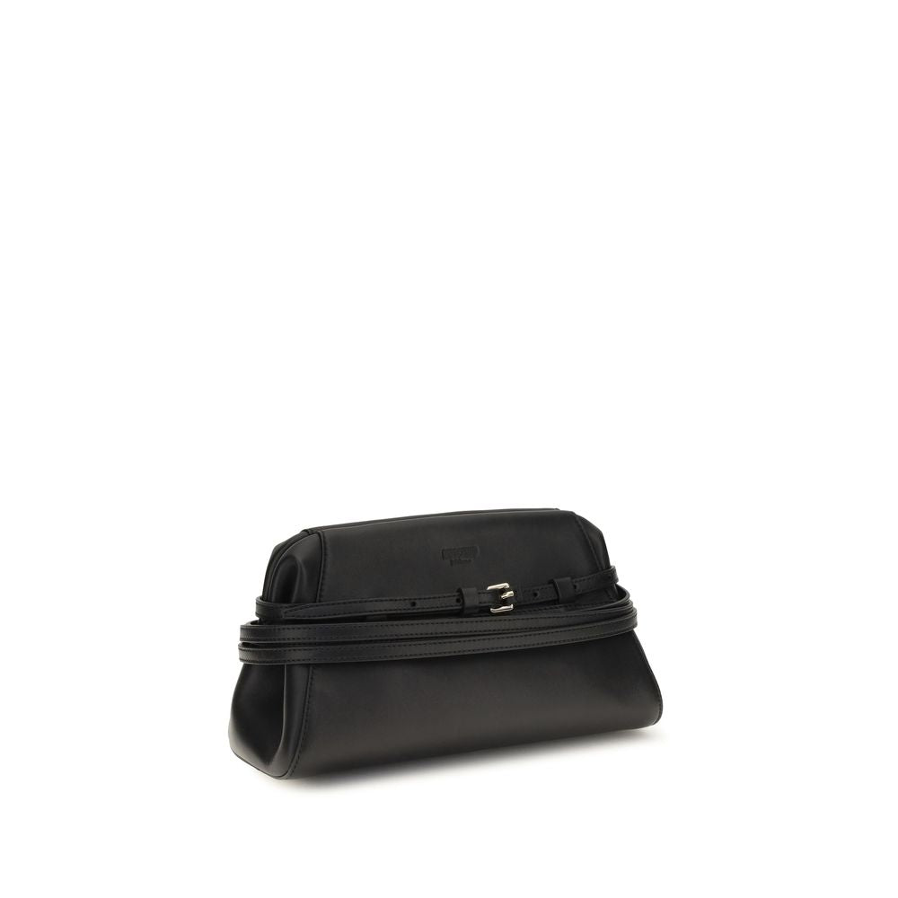 Moschino Black Goatskin Shoulder Bag | Regal Royce