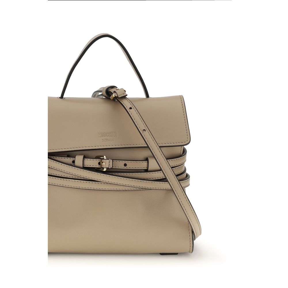 Moschino Beige Goatskin Shoulder Bag | Regal Royce