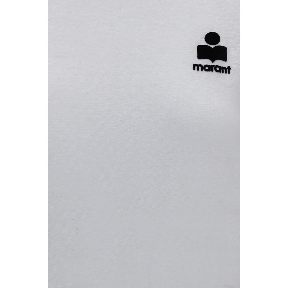 Isabel Marant Étoile White Linen T-Shirt | Regal Royce